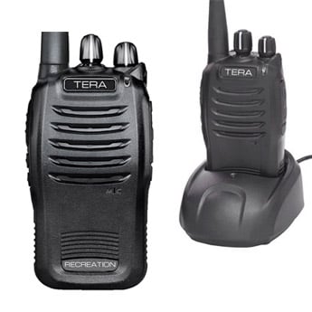 TERA TR-505 GMRS Recreational Handheld Radio With Battery and Desk Charger
